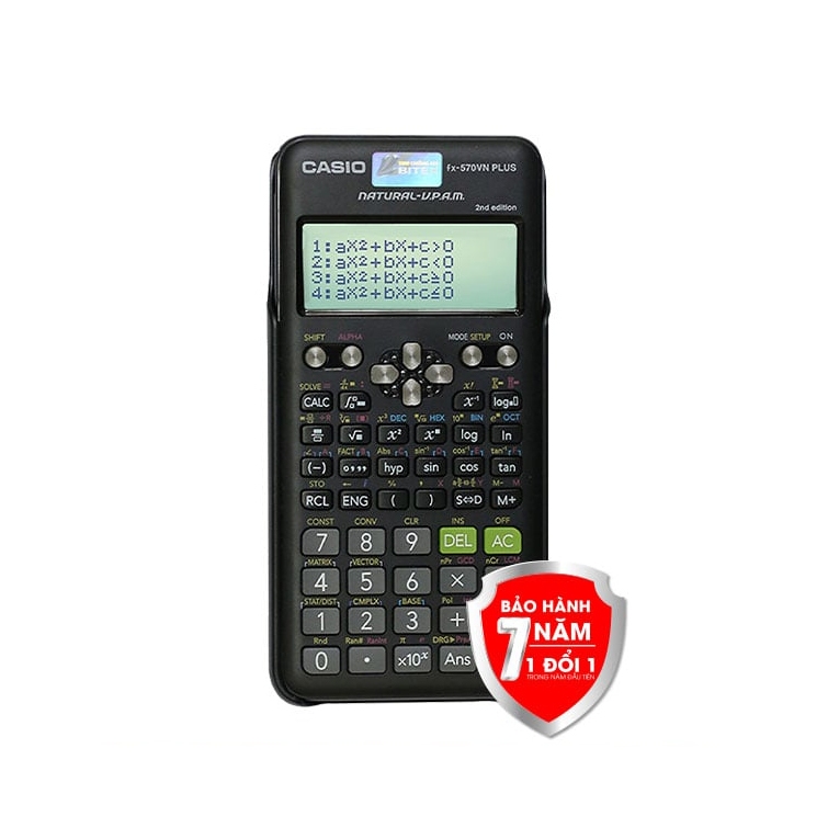 MÁY TÍNH CASIO FX-570ES PLUS NEW (CHÍNH HÃNG) - BẢO HÀNH 7 NĂM