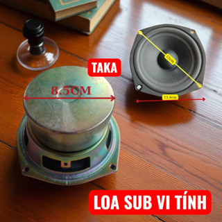  Một củ loa sub vi tính chiều ngang 13cm  chéo 15cm gân mút cao cấp 