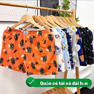 (Form dài hơn) Quần đùi nam có túi tiện lợi từ 40-90kg