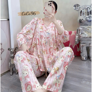 Đồ bộ tole nữ bộ lanh mặc nhà VNXK Hàng thiết kế cao cấp CACA96 PHOM TO babydoll ,bồng bềnh mềm mỏng nhẹ.