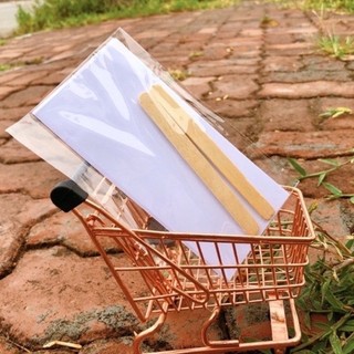 Giấy Wax Lông Và Que Gỗ