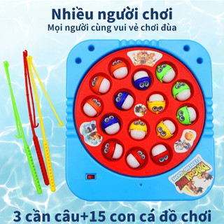 Bộ đồ chơi câu cá trẻ em - ( loại to 45 con cá )