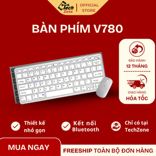  Combo Bàn Phím Bluetooth V780 + Chuột Không Dây – Kết Nối 7 Thiết Bị Pin Trâu Thiết Kế Nhẹ Nhỏ 10 Inch Cho Điện Thoại 