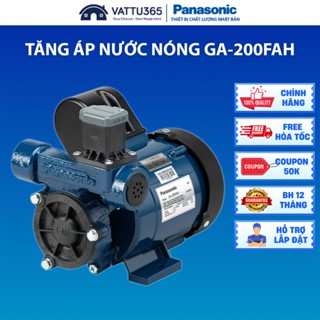 Máy bơm tăng áp điện tử nước nóng Panasonic 200W GA-200FAH chính hãng, Tặng bảo hành tận nơi 1 năm