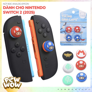 SWITCH2 Nút Bọc Analog Joycon Dành Cho Nintendo Switch 2 (2025) Hoạ Tiết Mario Kirby Zelda Animal Crossing