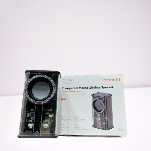 Loa Bluetooth Toocki Transparent Mecha Wireless Speaker (Model: K07) có TWS