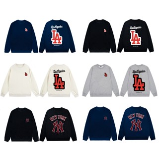 Áo sweater MLB Hottrend 350gsm nỉ bông siêu dày dặn áo nỉ NY form rộng nam nữ unisex LOIX