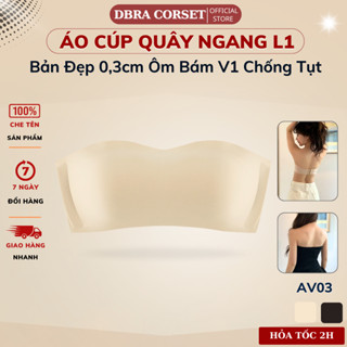 Áo Quây Ngực Không Dây Chống Tụt – Không Lộ Viền – Mút Mỏng 0.3cm, Chống Tụt DBRA AV.03 Ver1