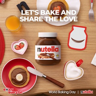 Hạt Phỉ Phết Cacao Nutella 350gr/ Sốt Socola Nutella/ Sốt Hạt Dẻ Nutella/ Sốt Socola Đậm Đặc Nutella