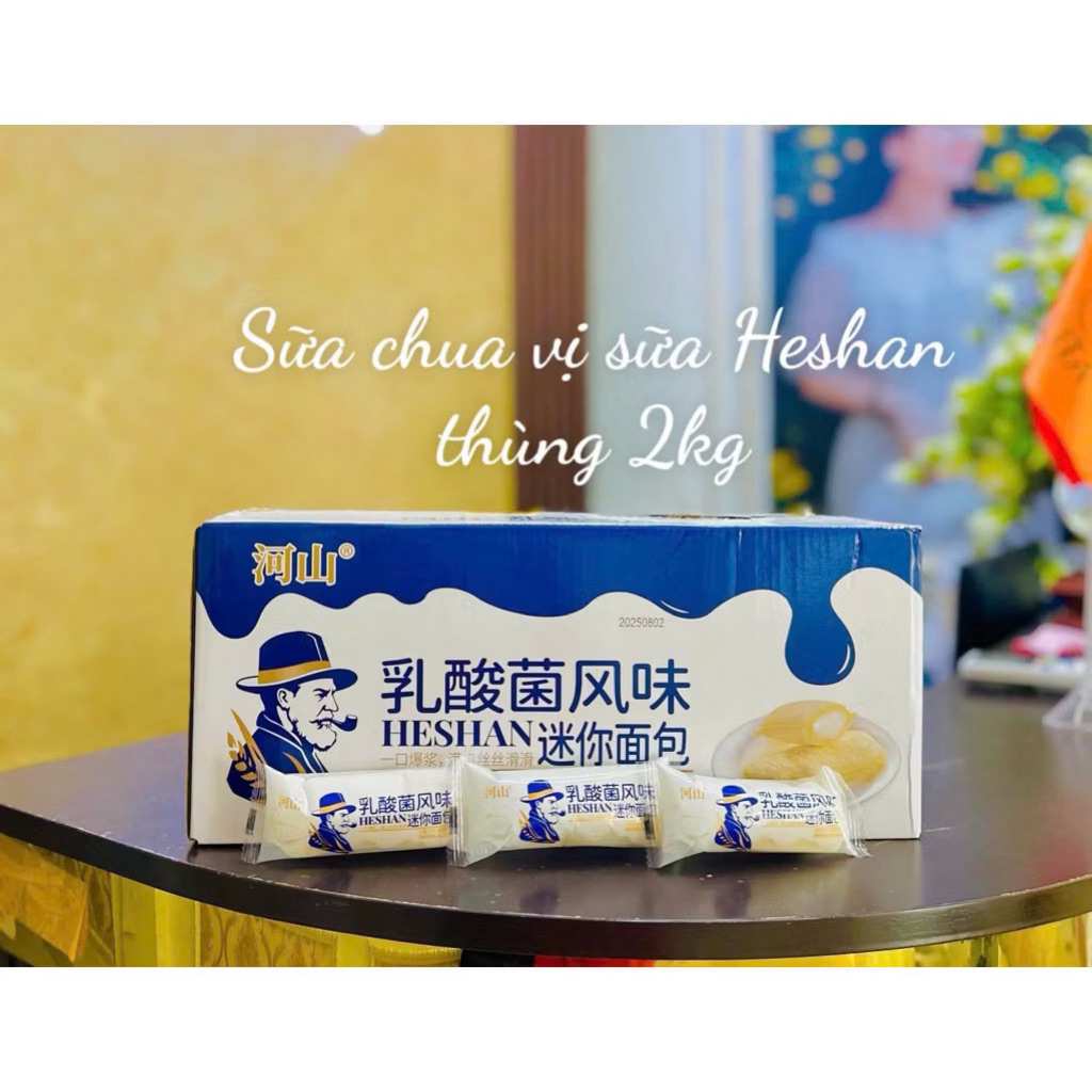 Bánh sữa chua Ông già Heshan/Horsh/sữa chua mix vị (thùng 53cái)