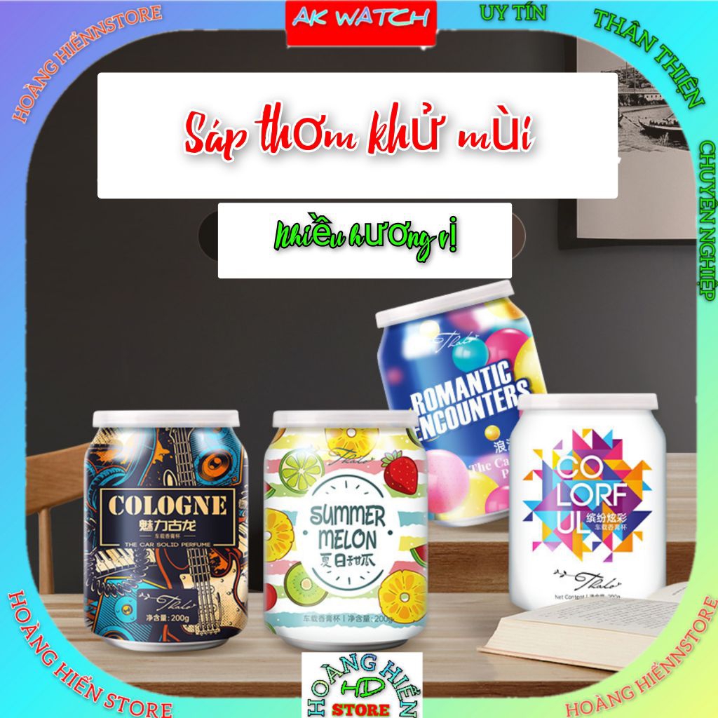 Sáp thơm khử mùi xe hơi nhiều hương vị