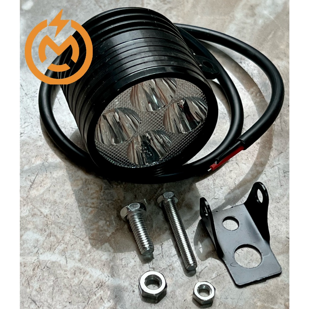 Đèn trợ sáng L4 (28W), L6 (36W) siêu sáng dùng điện áp từ 9V-90V, nhiệt độ màu 7500K, thích hợp cho cả xe máy và xe điện