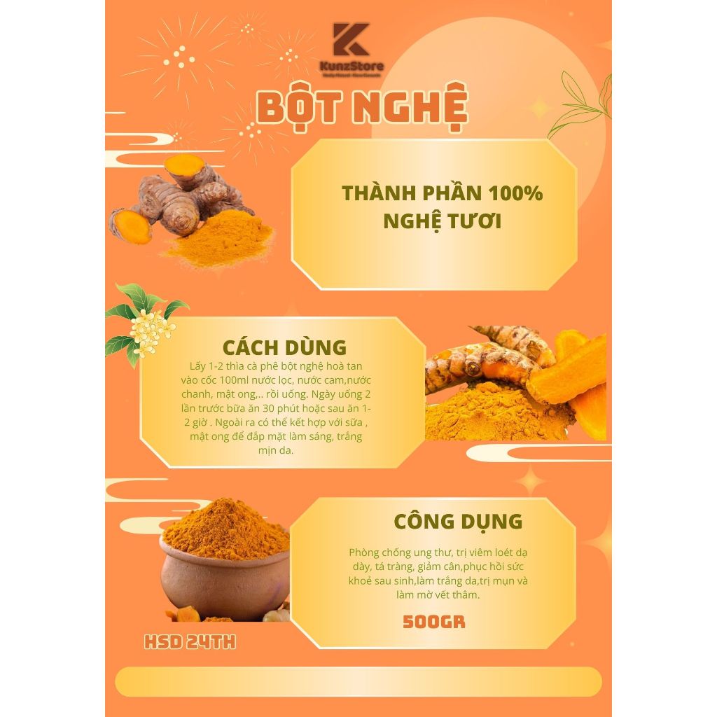 K Store Bột Nghệ Vàng
