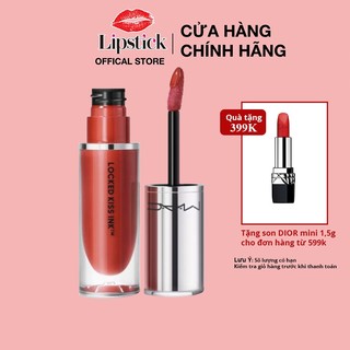  Son Kem MAC Locked Kiss Ink 4ml  không lem trôi bền màu 24h Chính Hãng Lipstick Offical Store 