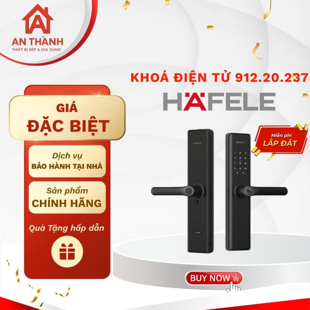 Khóa điện tử Hafele DL7600-Thiết Kế Sang Trọng, An Toàn Tuyệt Đối