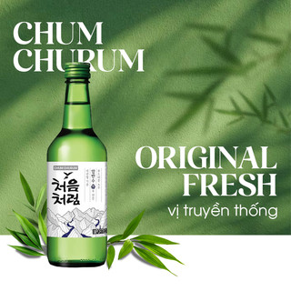 Rượu Soju Hàn Quốc Chum Churum Original Fresh - TRUYỀN THỐNG 360ml