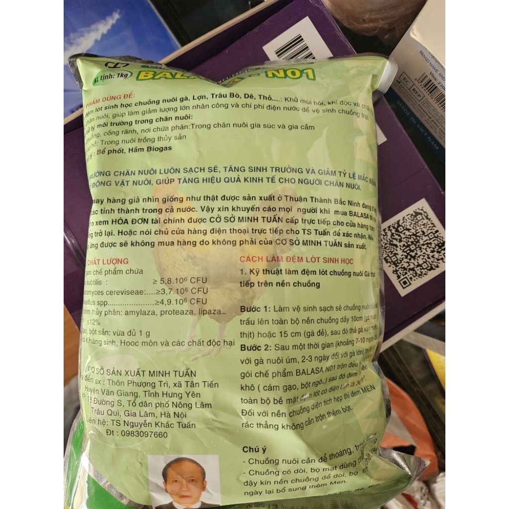 Chế phẩm sinh học đặc biệt Balasa- No1 (1kg)
