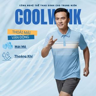 Áo polo nam trung niên THÁI KHANG vải thun lạnh co dãn 4 chiều form thoải mái cho bố ATK36