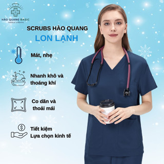  Đồng Phục Spa Bộ Đồ Scrubs Bác Sĩ Bộ Quần Áo Y Tế,Blouse Dược Sĩ Đồng Phục Phẫu ThuậtVải Lon Lạnh 