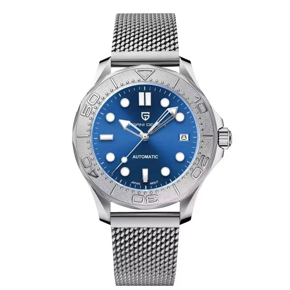 Đồng Hồ Nam cơ tự động PAGANI DESIGN PD-1818 – Máy Miyota, Bezel Xoay Diver, Kính Sapphire Cong