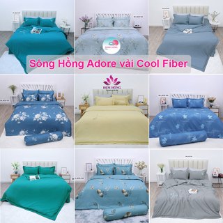  Chăn Ga Gối Sông Hồng Adore Vải Cool Fiber dòng mới chính hãng 