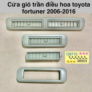 Cửa gió trần điều hoà toyota fortuner 2006-2016 có thể mua lưỡi để thay 4 cửa gió trên xe đều được shop bán lẻ