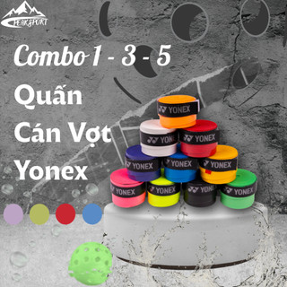Combo 1-3-5 Quấn Cán Vợt Yonex Chính Hãng – Êm Tay, Chống Trơn, Thấm Hút Mồ Hôi