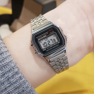 Đồng hồ nam, nữ A159 Unisex-SKM  dây thép kiểu dáng thể thao cho tuổi teen, có báo thức và hẹn giờ