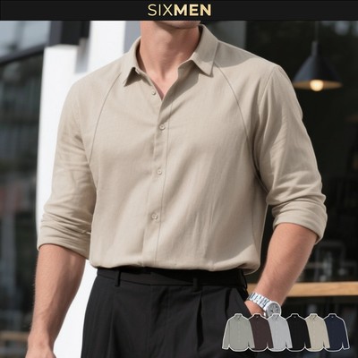 Áo SƠ MI NHUNG SIXMEN Cao Cấp - Vải nhung cao cấp, thoáng mát, mềm mịn