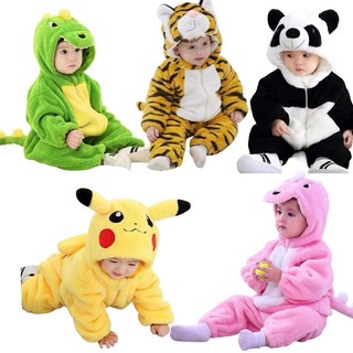  Bộ Body Lông nhung khủng long. hổ gấu lông nhung chính phẩm thiết kế đáng yêu cho bé từ 4 đến 28kg 
