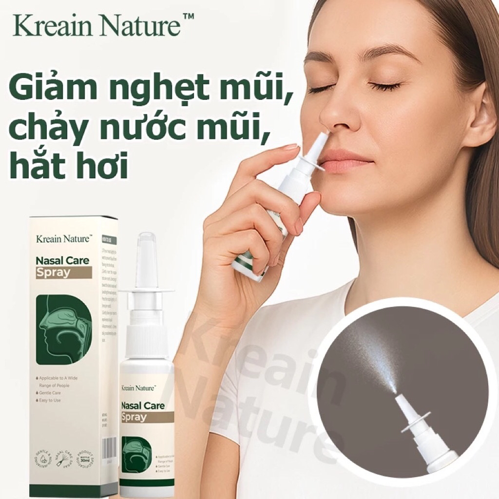Kreain Nature Xịt mũi hàng chính hãng