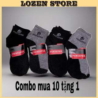   Combo 10 20 đôi  Tất vớ nam nữ thể thao co dãn bốn chiều thoáng khí chống hôi chân 