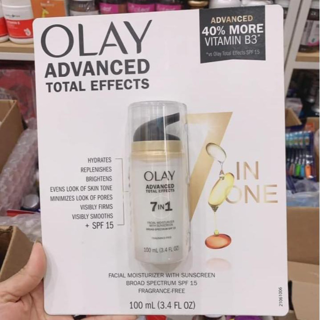 [Đủ Bill Store + Bay air] Kem Dưỡng Olay Total Effects 7 in 1 của Mỹ