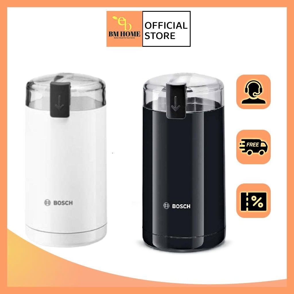 Máy xay cà phê cầm tay Bosch TSM6A013B(ĐEN) TSM6A011W (TRẮNG) - Tiện lợi, Nhỏ gọn - Bảo hành 24 tháng