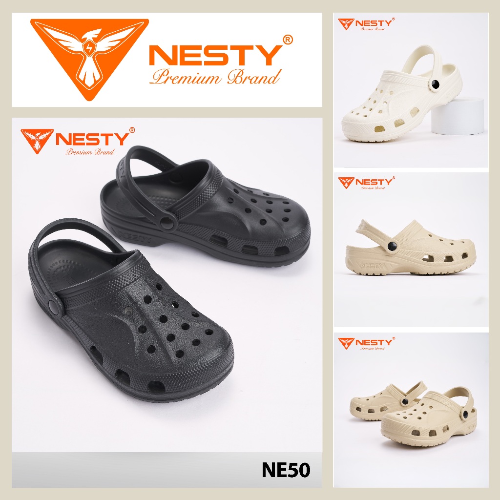 [Tặng CHARM 3D] DÉP SỤC GIA ĐÌNH MỚI NHẤT CHÍNH HÃNG NESTY MÃ NE50