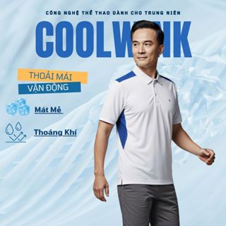 Áo polo nam trung niên THÁI KHANG vải thun lạnh co dãn 4 chiều form thoải mái cho bố ATK32