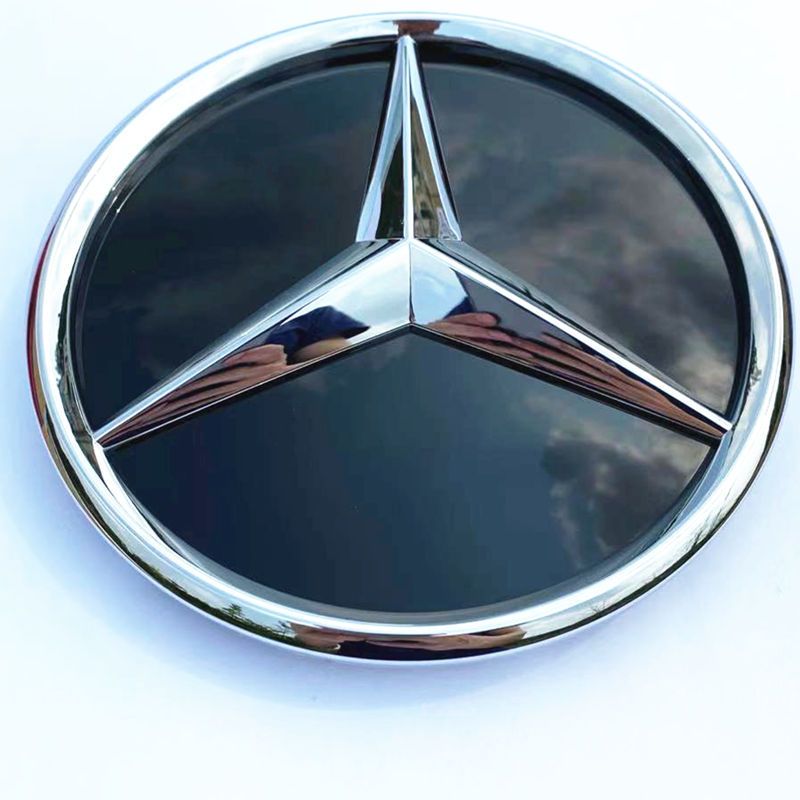 Logo 3D Mercedes Benz - Logo Mặt Ga Lăng 3D Mercedes Benz Thay Thế Mặt Cũ C Class W204 W205 E Class 