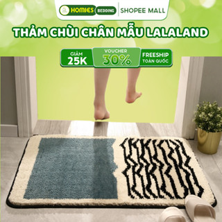 Thảm Chùi Chân Lông Cừu HOMIES Bedding & Décor, Thảm Lau Chân LALALAND Chống Trượt - Thấm Nước, Mềm Mại - Dễ Thương