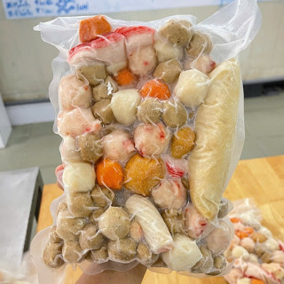  Cá viên thập cẩm gói 1kg  giao 2h tphcm  