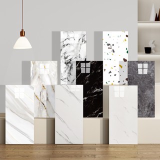 combo 100 tấm miếng dán tường phủ nhựa PVC 3D kích tấc 60x30cm tráng nhôm mặt sau xốp dán ốp tường pvc 100 tấm