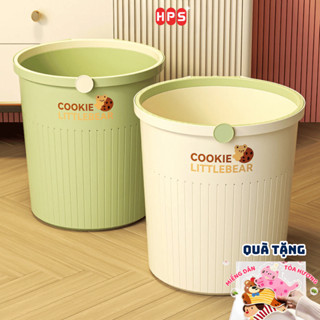 Thùng Rác Nhựa Cookie LittleBear HPS Cao Cấp Giỏ Đựng Rác Phòng Khách - Phòng Ngủ Loại 12L và 16L 