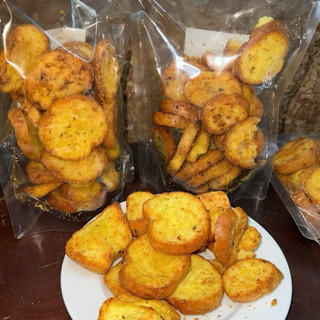  500g bánh mỳ bơ tỏi sấy khô tẩm mật ong thơm ngon 