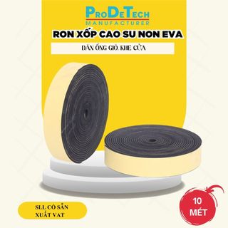  10m gioăng cao su EVA dán ống gió dán ron khe cửa cách âm chống ồn siêu dính chất lượng cao 