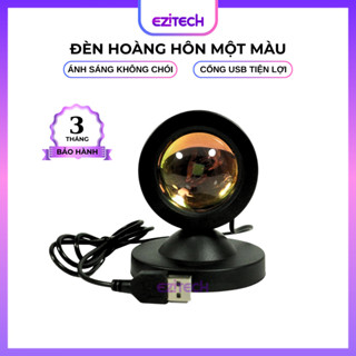 Đèn Hoàng Hôn Một Màu Kèm Cắm USB Đèn Tạo Không Khí Đèn Ngủ Đèn Led  Decor Thích Hợp Để Chụp Ảnh