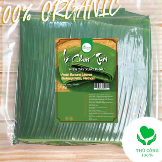 Lá chuối tươi gói bánh 1kg