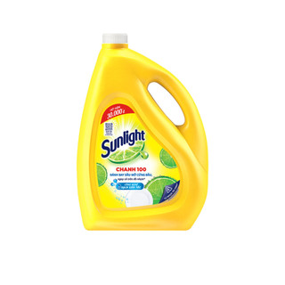  Nước rửa chén Sunlight Chanh 100 đánh bay dầu mỡ 3.6kg 
