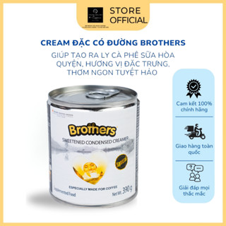 [HSD:12 Tháng] Sữa Đặc Brothers Trung Nguyên Legend - Lon 390gr - Nguyên Liệu Pha Chế Cà Phê