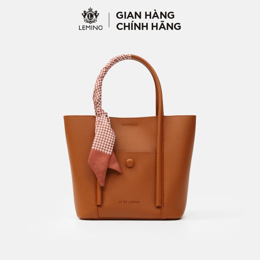 Túi Xách Tay Nữ Kiểu Dáng Tote Tặng Kèm Khăn Quấn Vintage LE BY LEMINO LBL23425