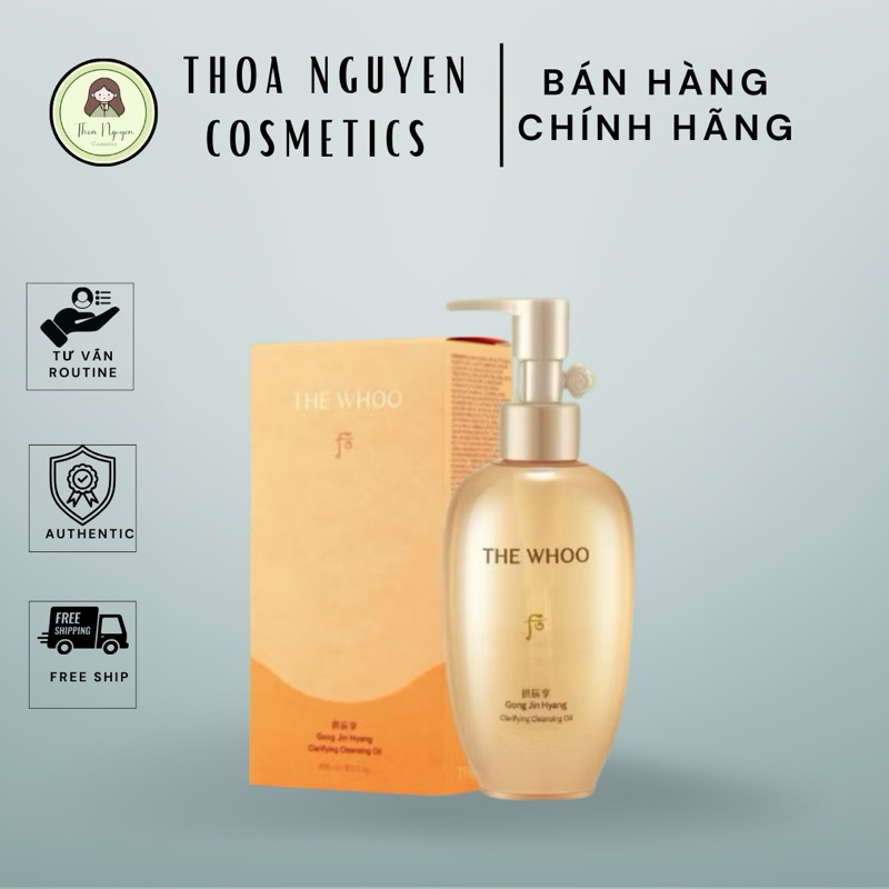 Dầu tẩy trang Whoo vàng Whoo Essential Cleansing Oil