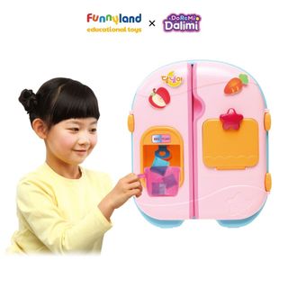 Đồ chơi tủ lạnh Dalimi với phụ kiện đồ ăn từ thương hiệu Hàn Quốc